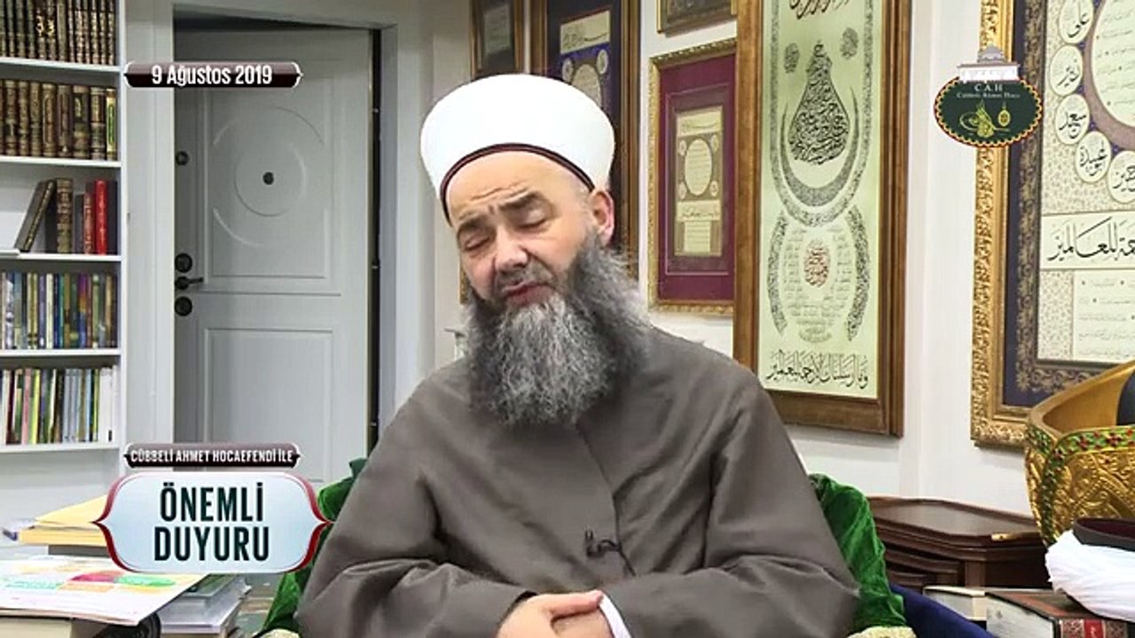 Cübbeli Ahmet Hoca 10 Ağustos'u işaret ederek uyardı!