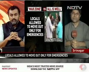 "I have been struggling to find a person here, in the #KashmirValley who sides with India today" - A reporter from Srinagar