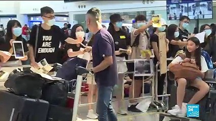 À Hong Kong, nouvelle opération coup de poing des manifestants à l'aéroport
