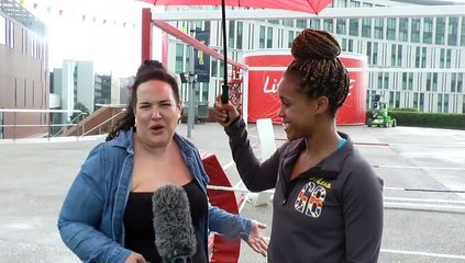 Boxer Natasha Jonas At Liverpool 1's Summer of Champions!