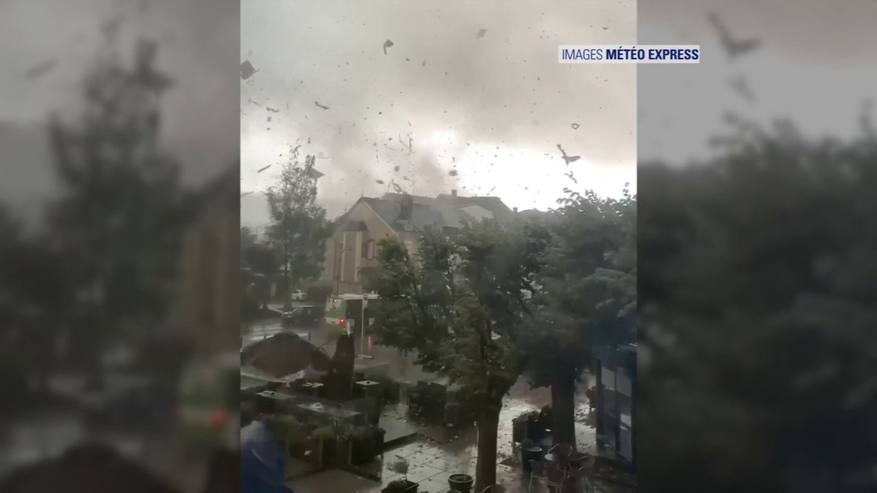 Une tornade s’abat sur Longwy (Meurthe-et-Moselle)