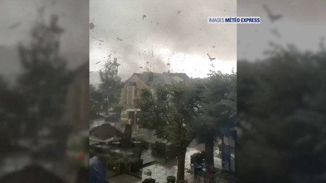Une tornade s’abat sur Longwy (Meurthe-et-Moselle)