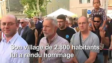 Emotion aux obsèques du maire de Signes