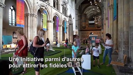 Dans une cathédrale britannique, un mini-golf pour attirer les fidèles