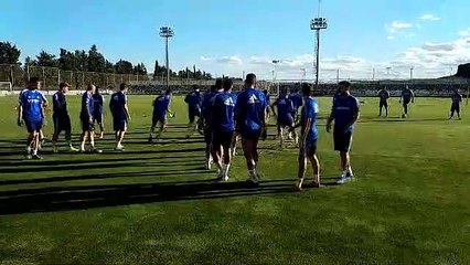 Entrenamiento del Real Zaragoza (09/08/2019)