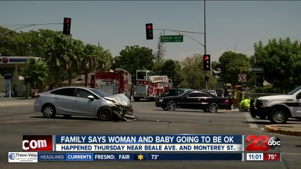 Pregnant woman has her leg amputated following car crash