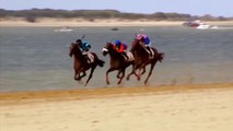 Fin de semana de carreras de caballos en las playas de Sanlúcar de Barrameda