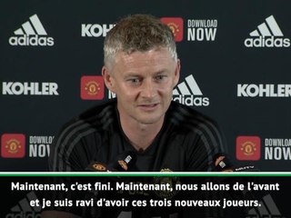 Man United - Solskjær : "La fin du mercato ? Un soulagement"
