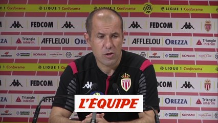 Jardim «Continuer à travailler» - Foot - L1 - Monaco