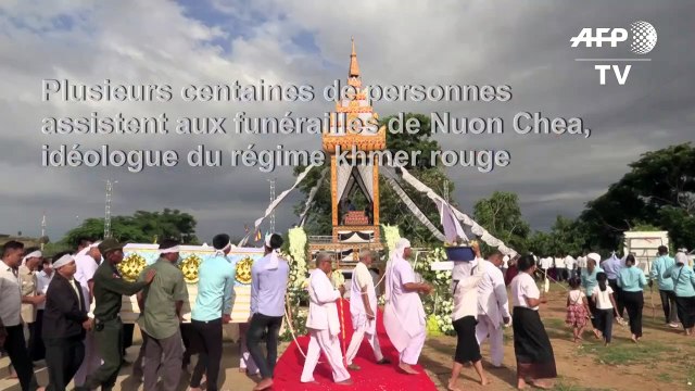 Cambodge: funérailles de Nuon Chea, idéologue des Khmers rouges