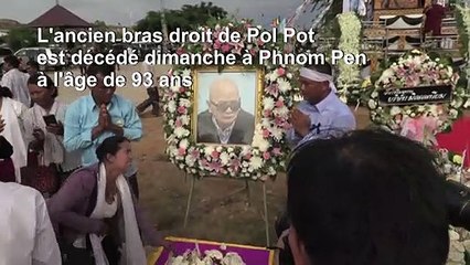 Cambodge: funérailles de Nuon Chea, idéologue des Khmers rouges