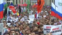Größte Demo in Russland seit Jahren: 275 Festnahmen