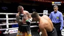 World Series of Boxing alum Dmytro Mytrofanov 6-0-1 TKO-4 veteran Rafal Jackiewicz 50-25-2 in Kiev boxing