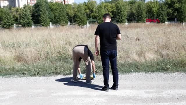 Ankara'da patlamamış tank mühimmatı bulundu