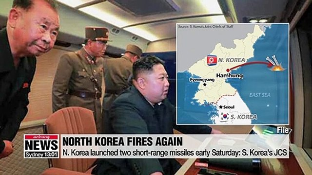 N. Korea launched two short-range ballistic missiles early Saturday: JCS