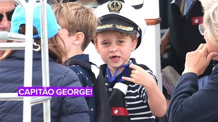 Príncipe George derrete corações em regata solidária