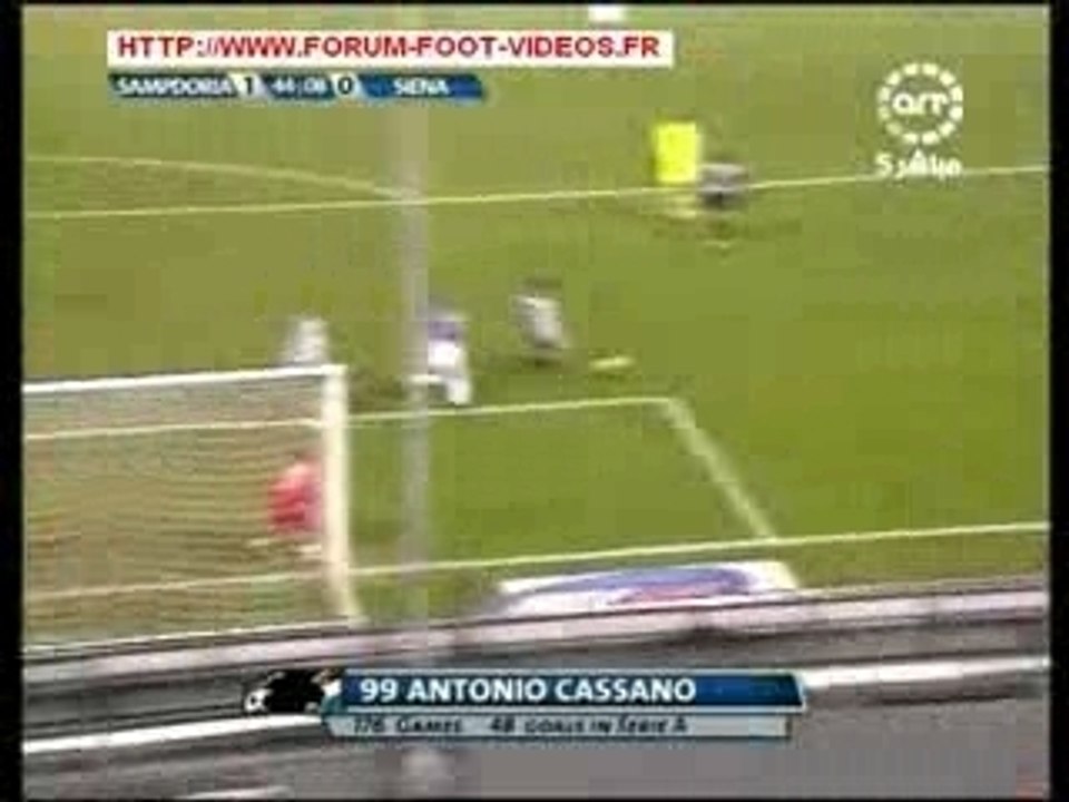 Sampdoria 1-0 Siena Cassano