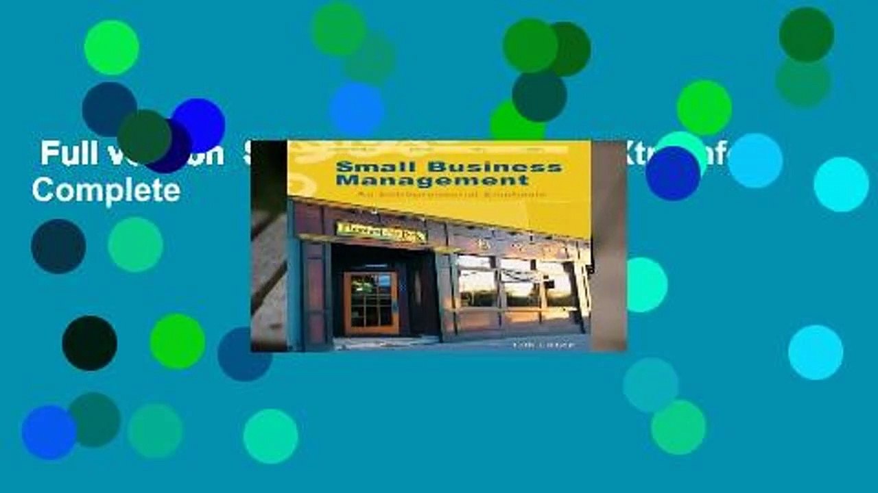 Full version  SMM Bus Mgmt Entr W/Xtra/Info Complete