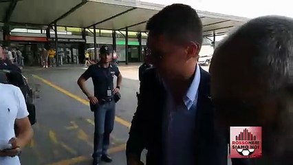 L'arrivo di Maldini a Malpensa