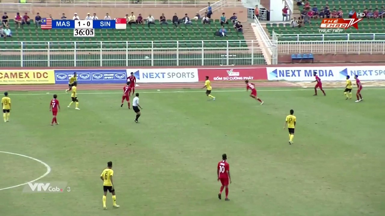 Live | U18 Malaysia - U18 Singapore | AFF U18 N...