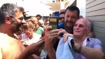 Matteo Salvini, de la política de twitter al mitin de chiringuito