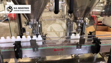 Automatic Double Head Auger Powder Filling Machine