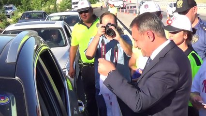 Vali'den sürücülere ceviz ezmeli bayram uyarısı