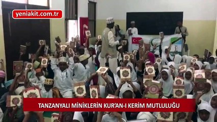 Tanzanyalı miniklerin Kur'an-ı Kerim mutluluğu