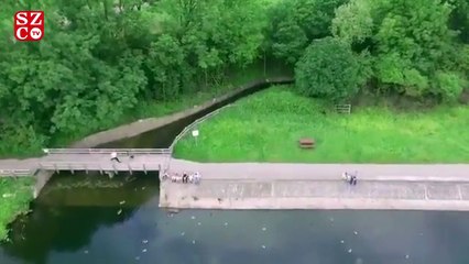 Drone'un pili biterse...