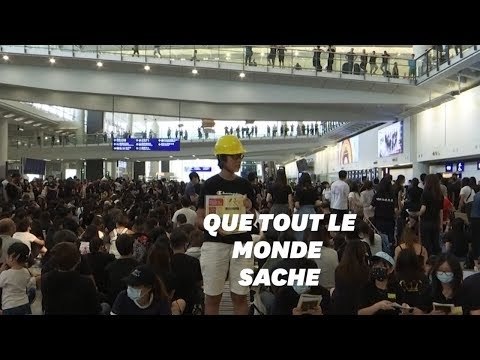 À Hong Kong, la protestation s'est déplacée à l'aéroport