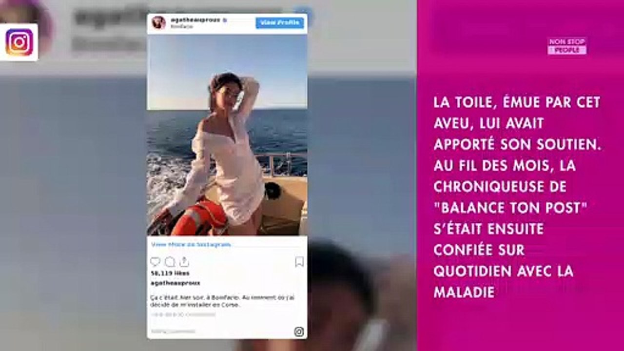 Agathe Auproux guérie du cancer, elle dévoile une énorme cicatrice