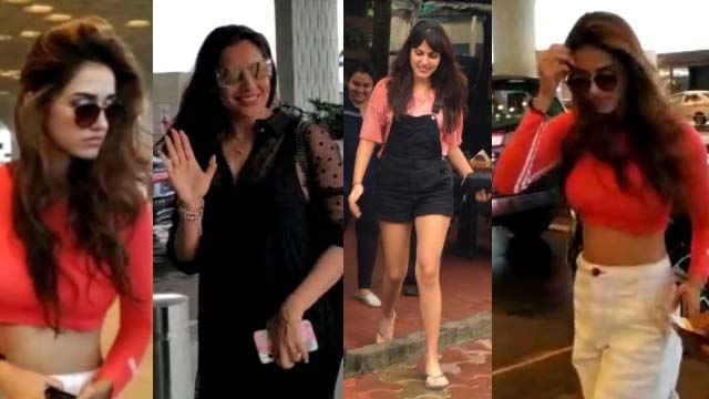 Disha Patani, Rhea Chakraborty & Bipasha Basu spotted in stylish look; Watch Video | FilmiBeat