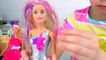 Barbie Doll Kids Makeup & Costume Alisa Pretend Play with GIANT DOLL & Transformation with DRESS UP