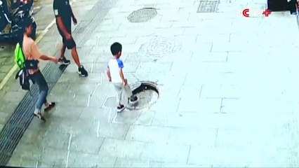 Un enfant tombe dans un égout à cause d'une plaque mal refermée !