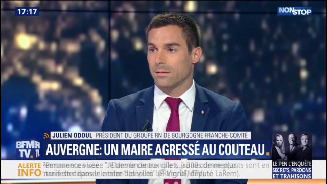 Maire agressé à Saint-Myon: pour Julien Odoul (RN), agresser un maire, c'est s'attaquer à la République