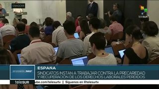 España: trabajadores piden retomar negociaciones para lograr gobierno