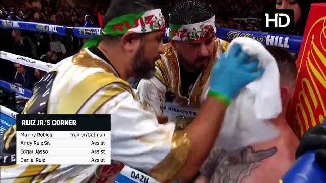 Anthony Joshua vs Andy Ruiz (Энтони Джошуа - Энди Руис) Полный бой, нокаут Джошуа (knockout Joshua)