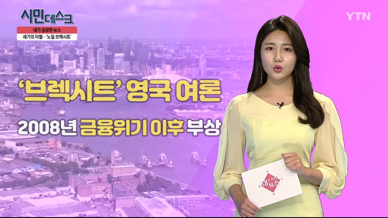 [8월 11일 시민데스크] 내가 궁금한 뉴스 - 노딜 브렉시트 / YTN