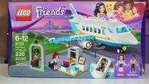 Lego Friends Heartlake Private Jet - Time-lapse, Unboxing, & Review