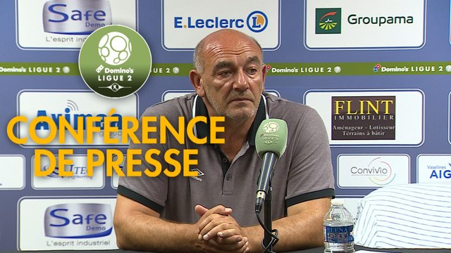 Conférence de presse FC Chambly - Grenoble Foot 38 (0-0) : Bruno LUZI (FCCO) - Philippe HINSCHBERGER (GF38) - 2019/2020