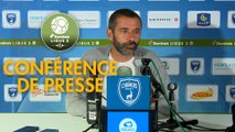 Conférence de presse Chamois Niortais - Châteauroux (3-0) : Pascal PLANCQUE (CNFC) - Nicolas USAI (LBC) - 2019/2020