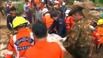 Mianmar: földcsuszamlást és áradásokat okoztak a heves esőzések