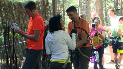 El plan de tirolinas y alturas de Aventura Amazonia