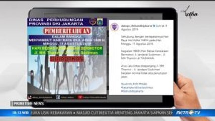 Idul Adha 1440 H, <i>Car Free Day</i> Ditiadakan