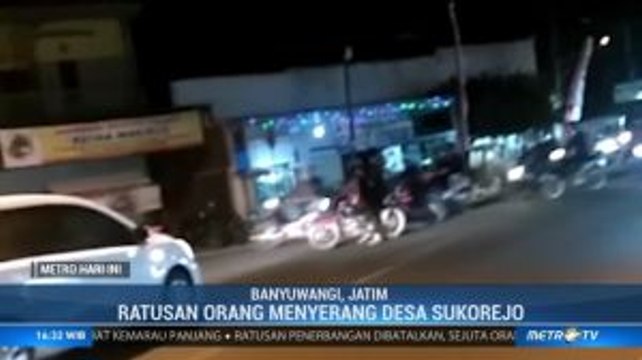 Bentrok Antar Kelompok Perguruan Silat, Rumah Warga di Banyuwangi Dirusak