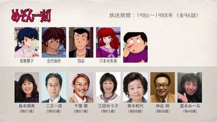 名作アニメの声優さんたちは、こんな顔！パート4