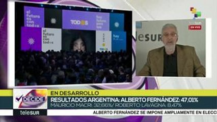 Borón: Ha sido catastrófica la derrota del gobierno argentino en PASO