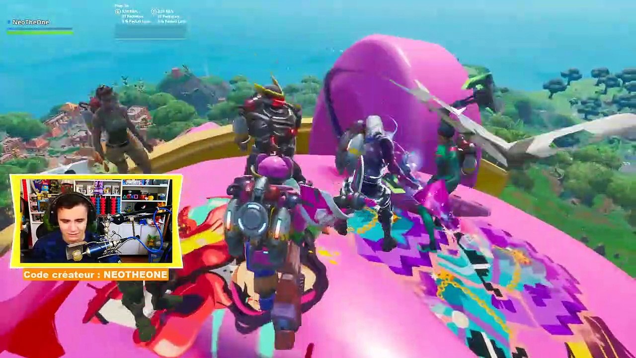 MONSTRE vs ROBOT LE GRAND COMBAT !!! - FORTNITE BATTLE ROYALE - Néo The One