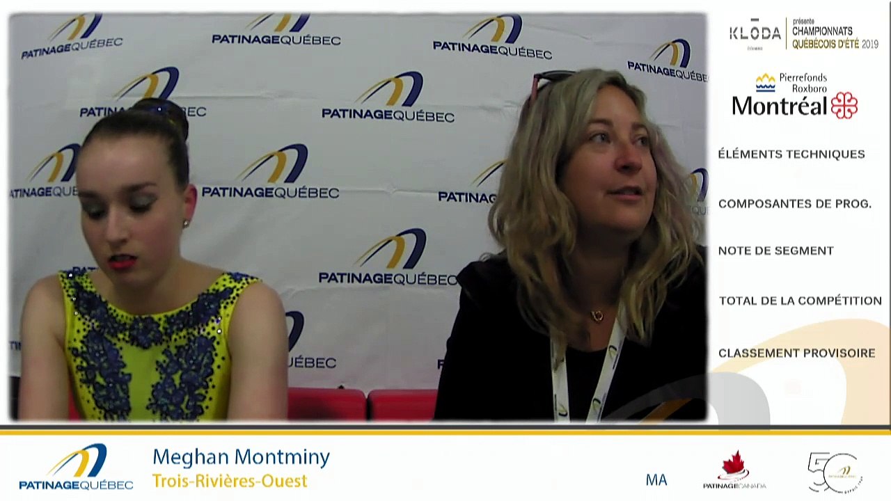 Championnats québécois d'été 2019 présenté par Kloda Focus, Pré-Novice Dames gr.4, prog. libre