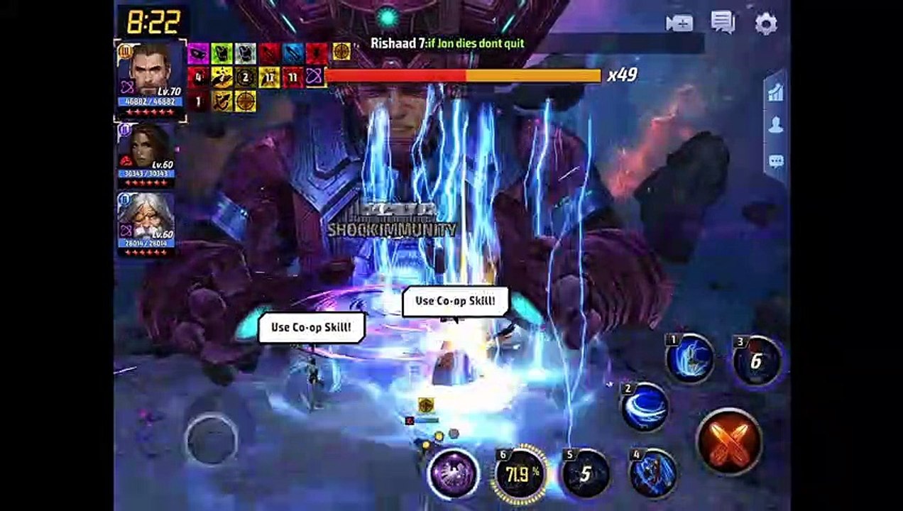 Galactus Giant Boss Raid [Marvel: Future Fight]